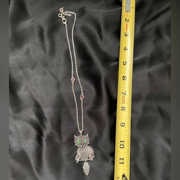LUCKY Brand Owl Necklace Articulating Wings & Tail - Picture 1 of 3
